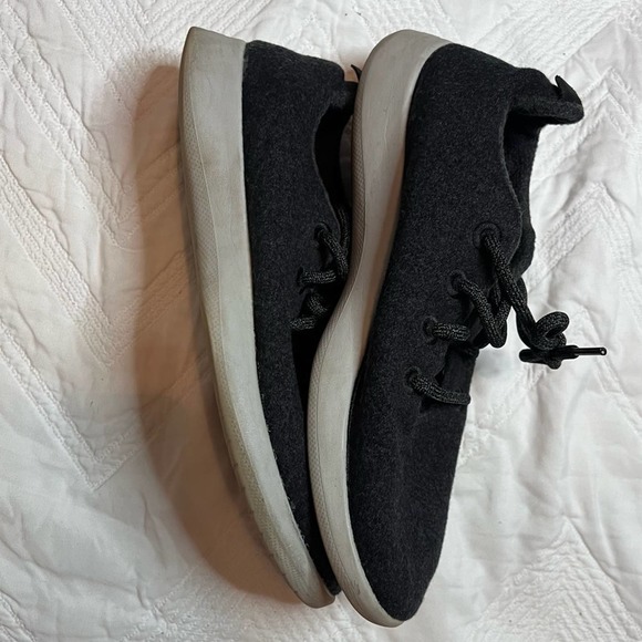 Allbirds Mens Wool Runners charcoal black size 10 - Picture 4 of 8